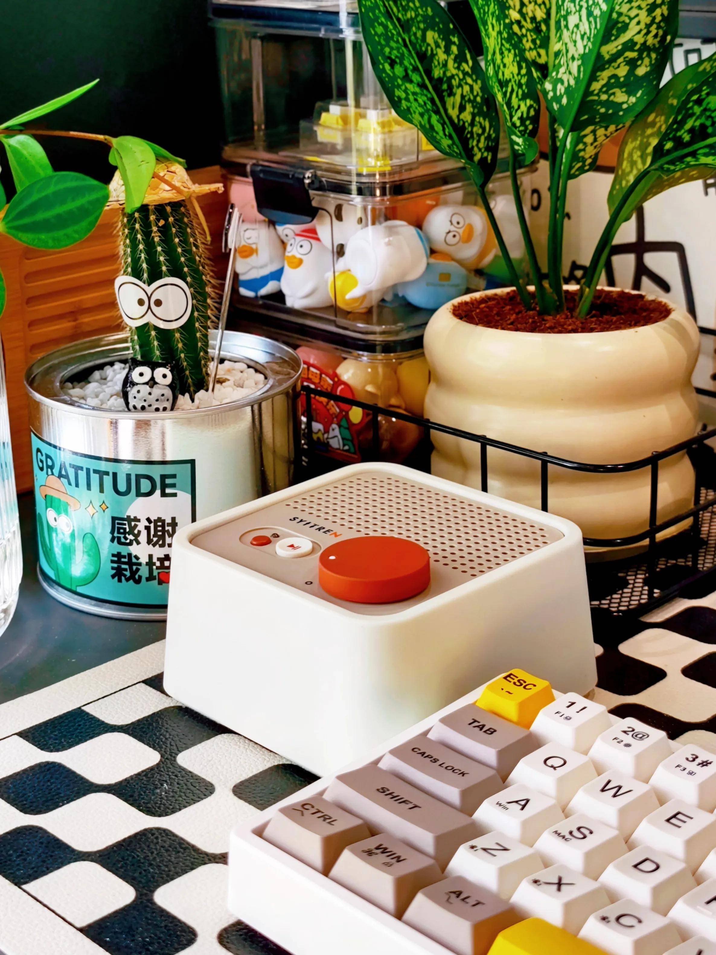 玩转桌面复古格调还看桔点设计商店——赛塔林N100,我的桌面音乐盒!