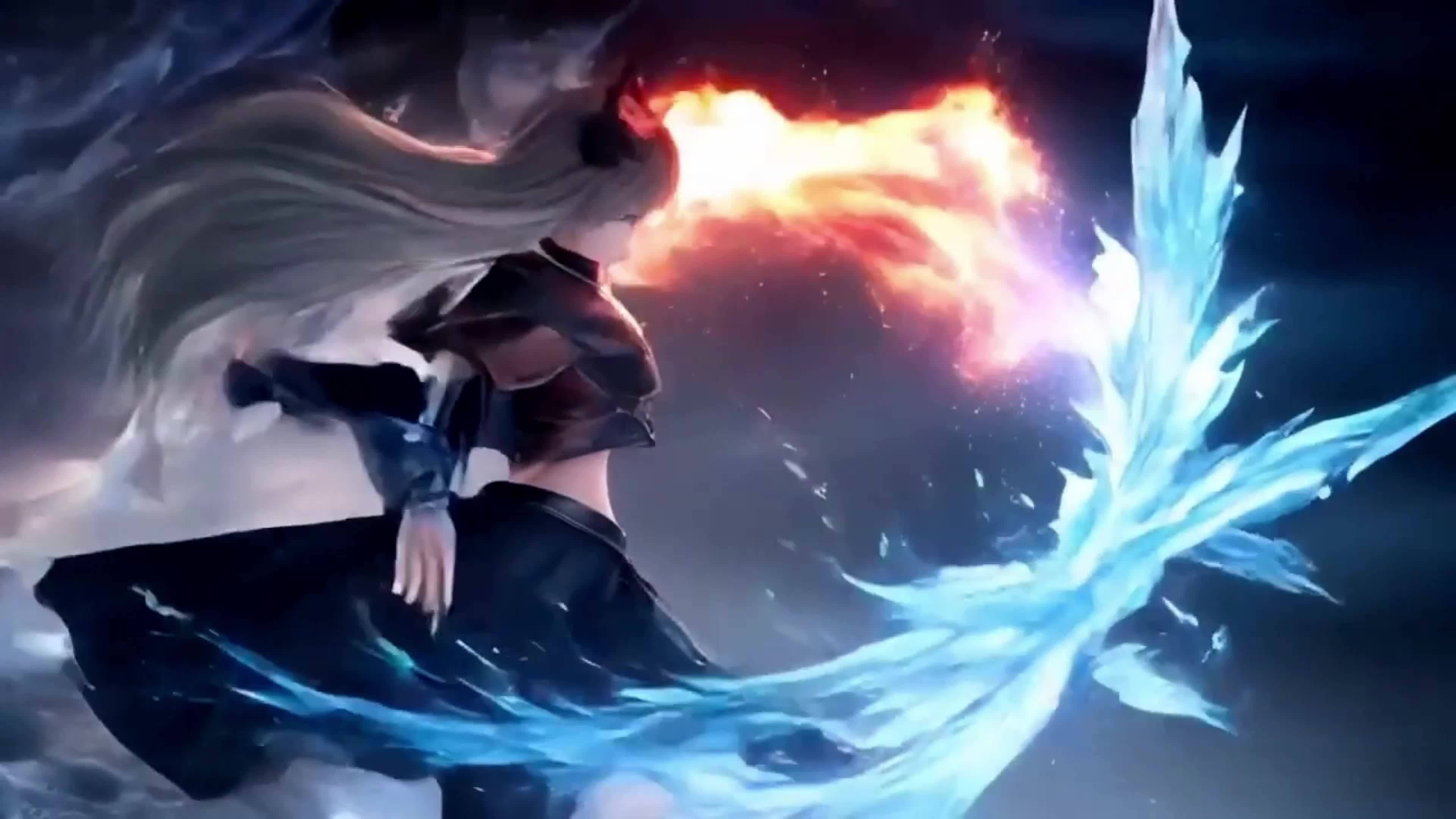 冰火女孩 动态壁纸 wallpaper