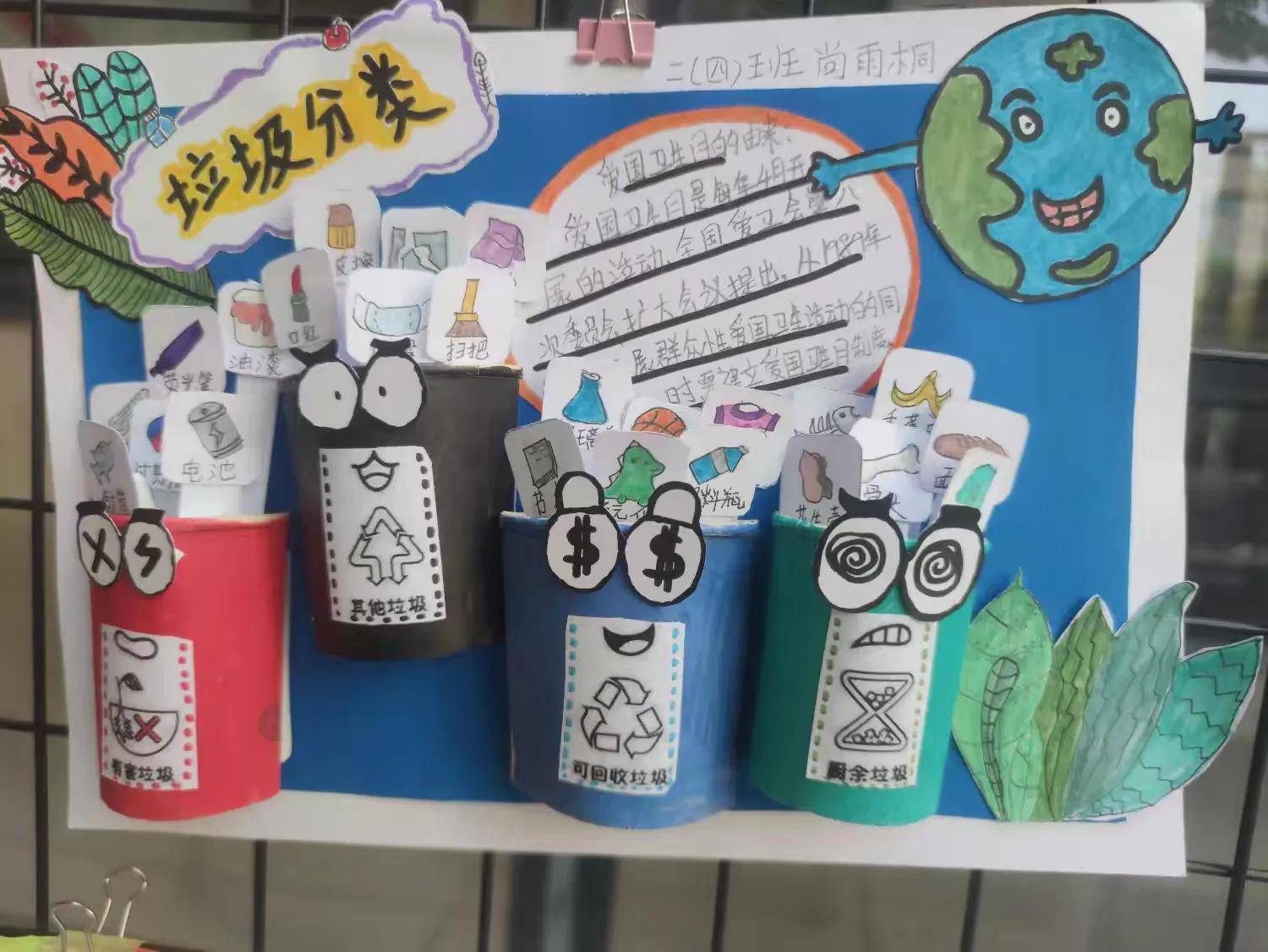 垃圾分类我来绘 绿色环保我践行