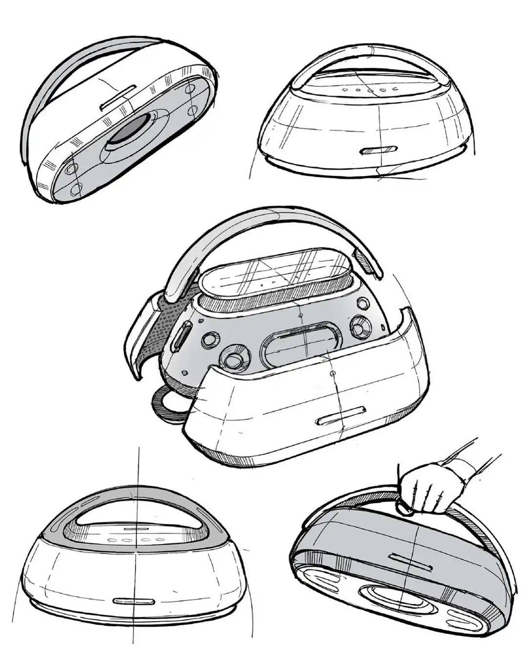 go   play 系列高级音箱工业设计