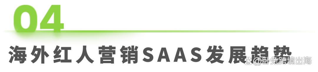 海外红人营销SaaS行业研究报告
