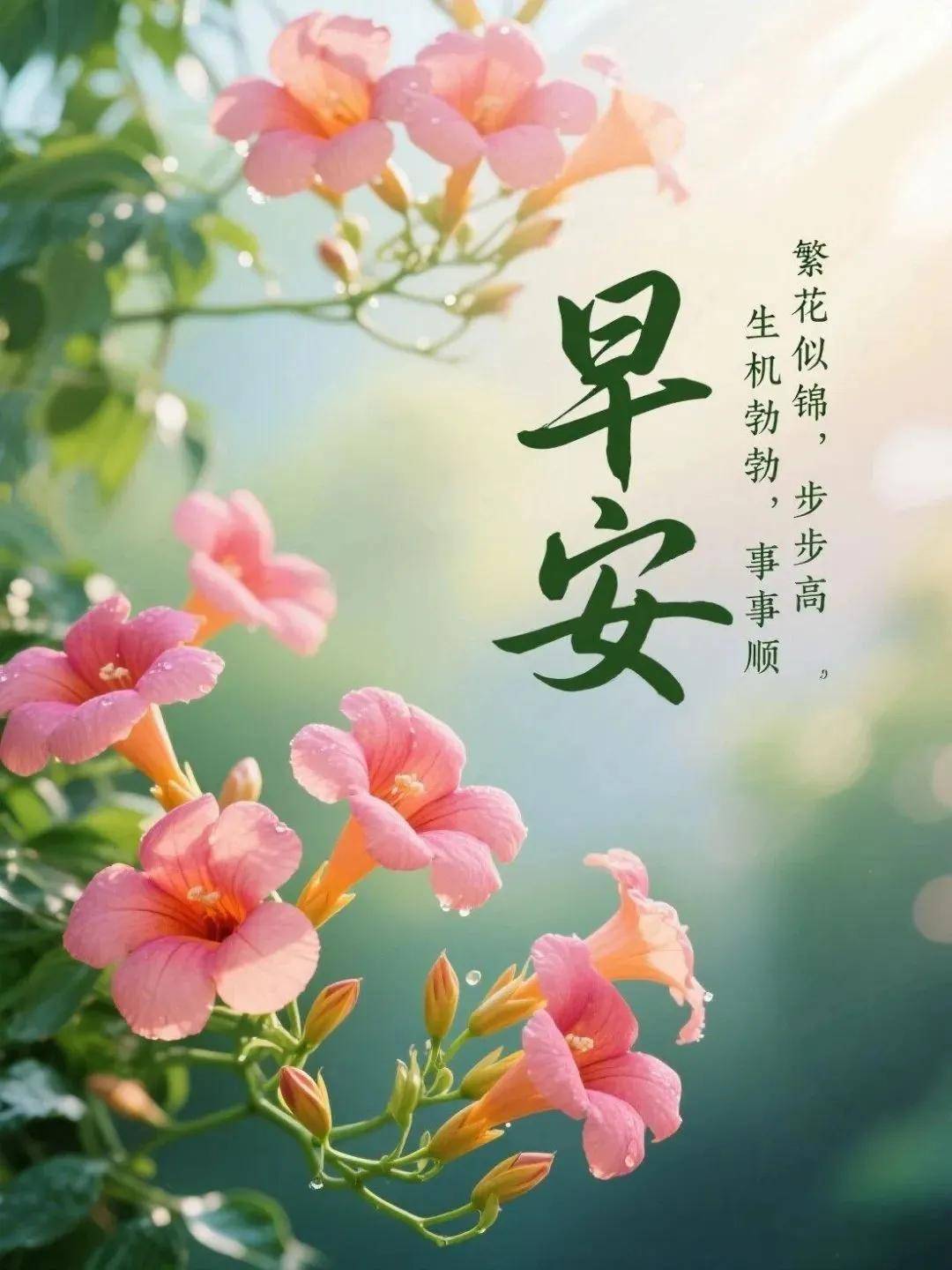 94张早安早上好唯美图片:问候暖暖,祝福满满,晨安吉祥,喜欢就取走吧!
