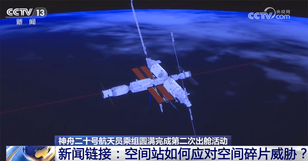 空间站如何应对空间碎片威胁？