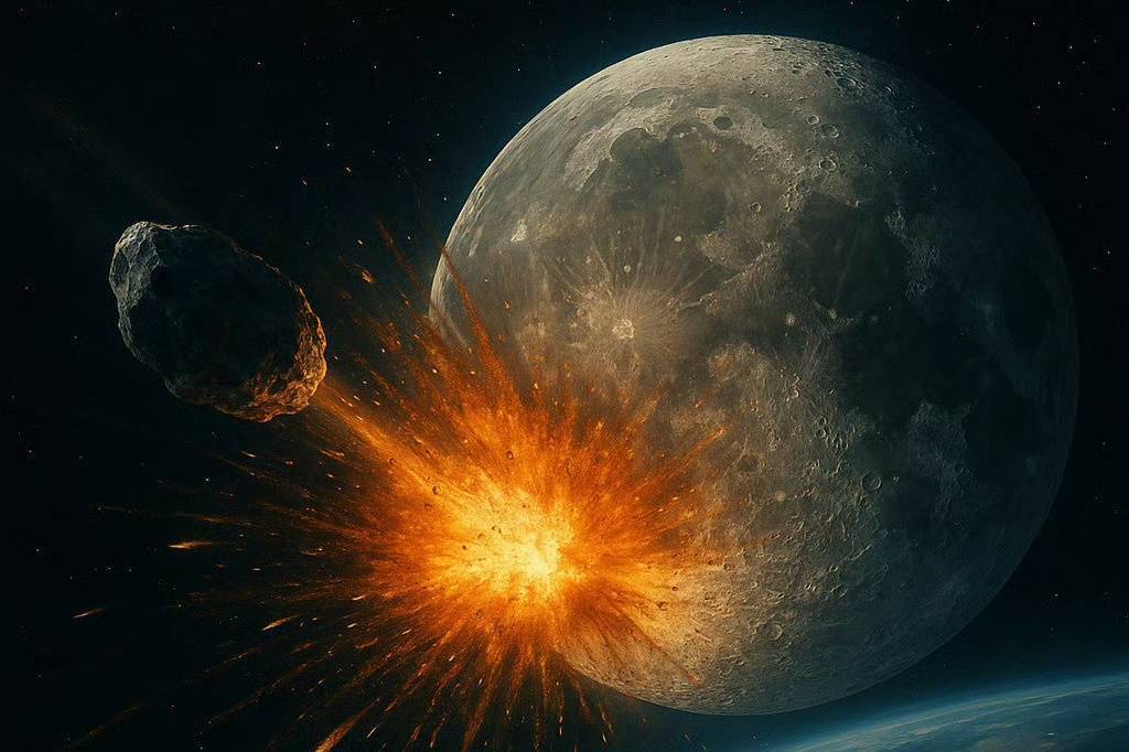 小行星未来撞击月球，五千年最大规模撞击，空间站航天员饼干披露
