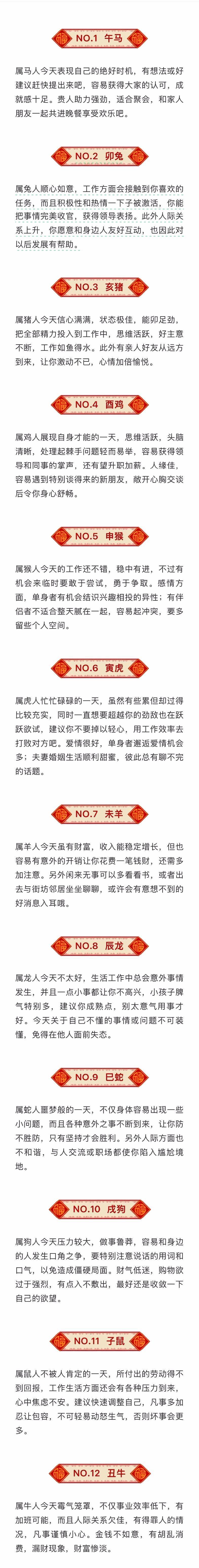 7月25曰生肖运势(7月25日运势)