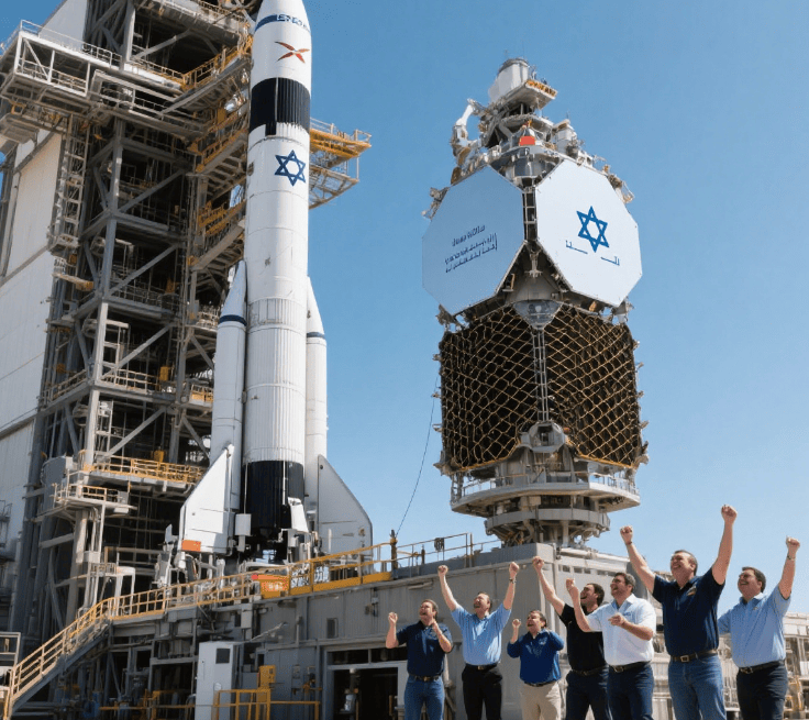 美 SpaceX 助力，以色列最先进通信卫星成功飞天