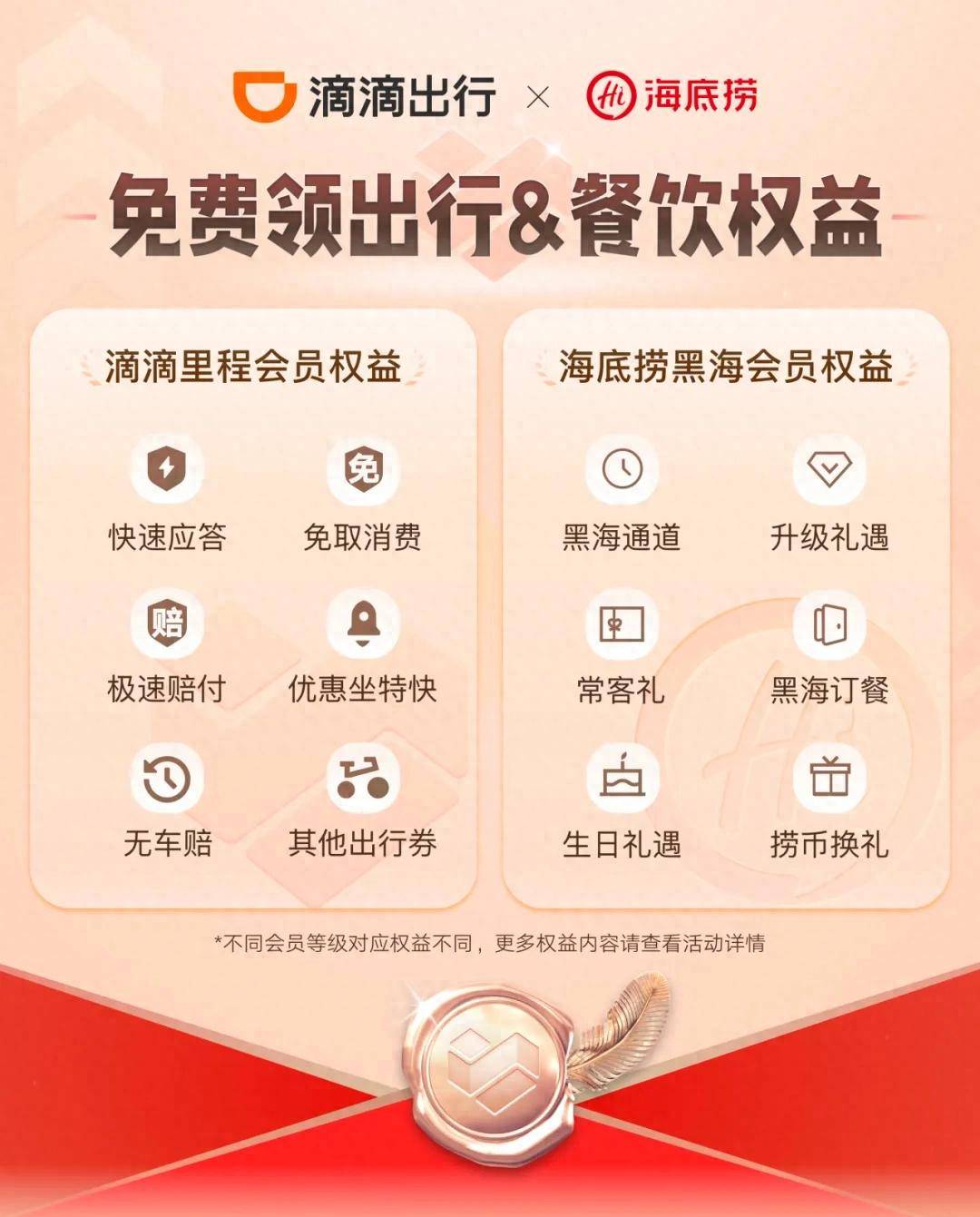 滴滴与海底捞实现会籍互通滴滴会员V8直通海底捞黑海体验_搜狐网