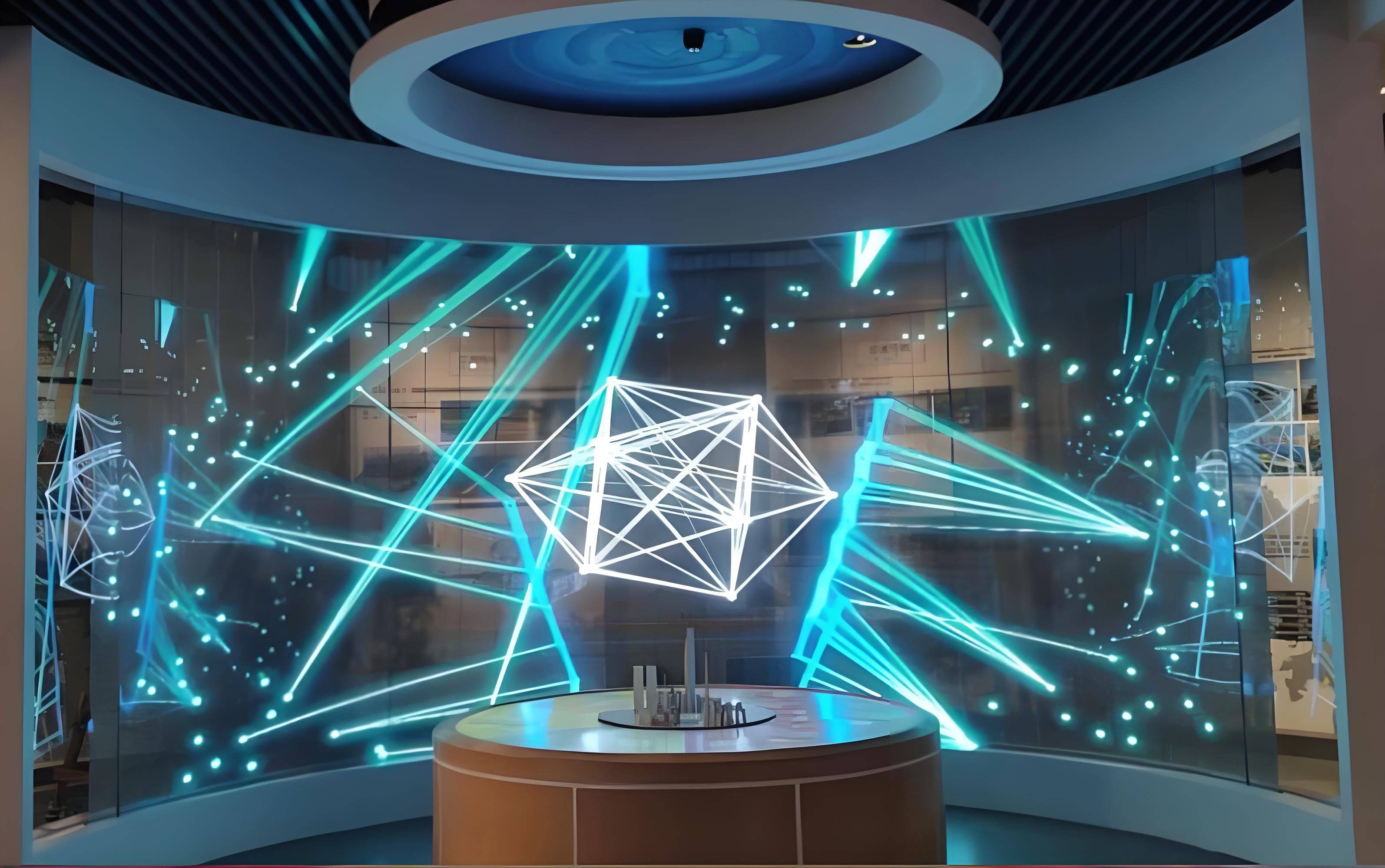 玻璃投影五大类型,哪种适配您的展厅?