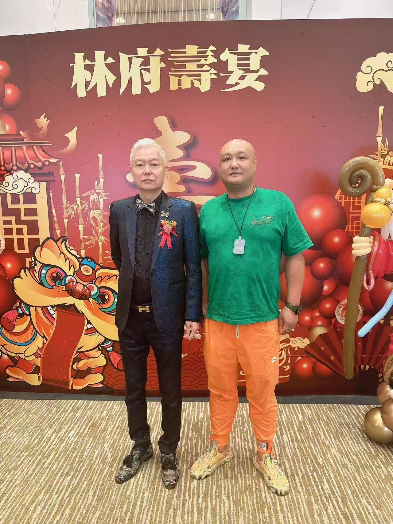 新义安大总管林江72岁大寿,陈慧敏黄家达捧场,向华强未现身