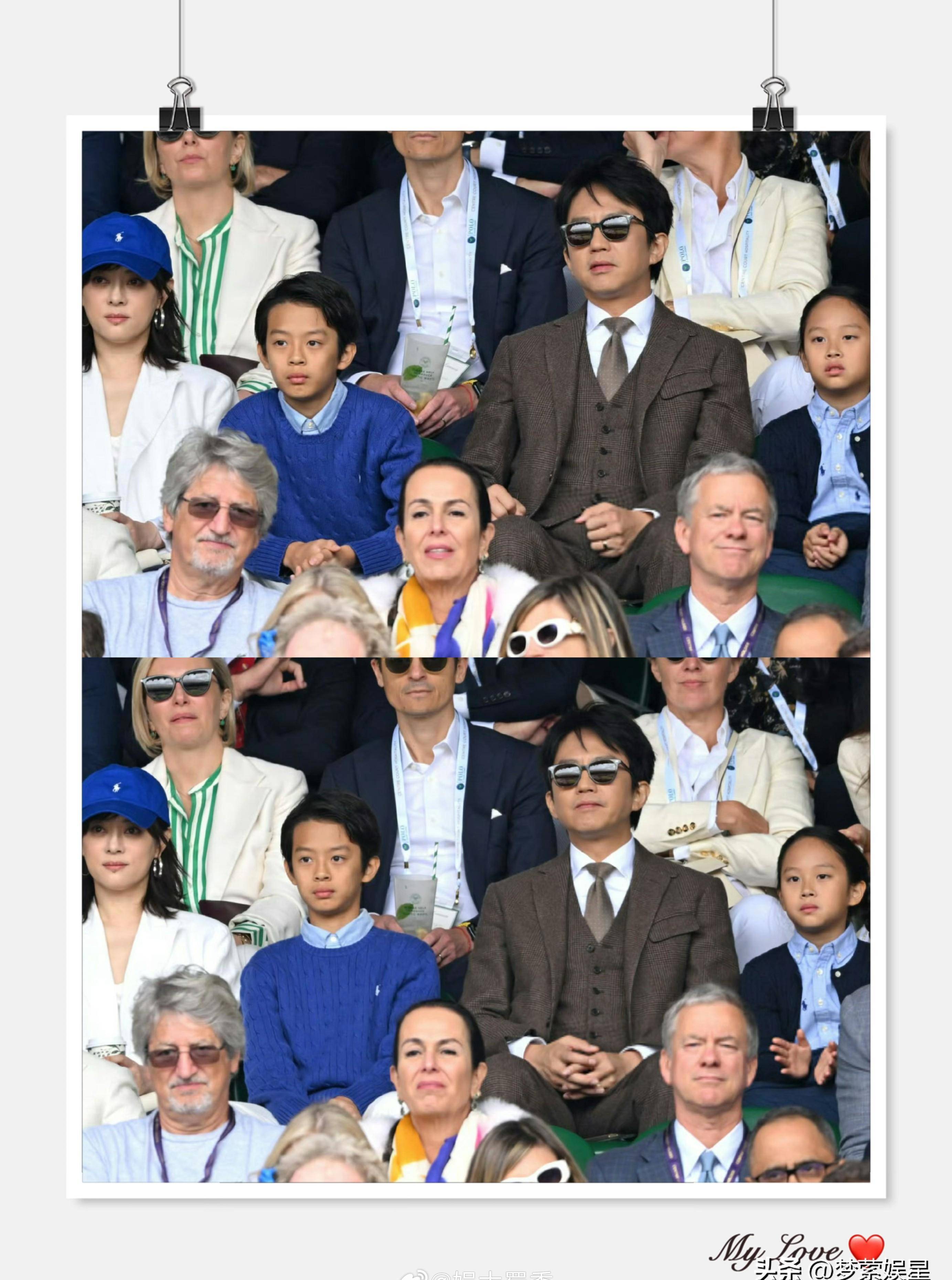 孙俪一家4口同框儿子像妈女儿像爸遗传力量多强?