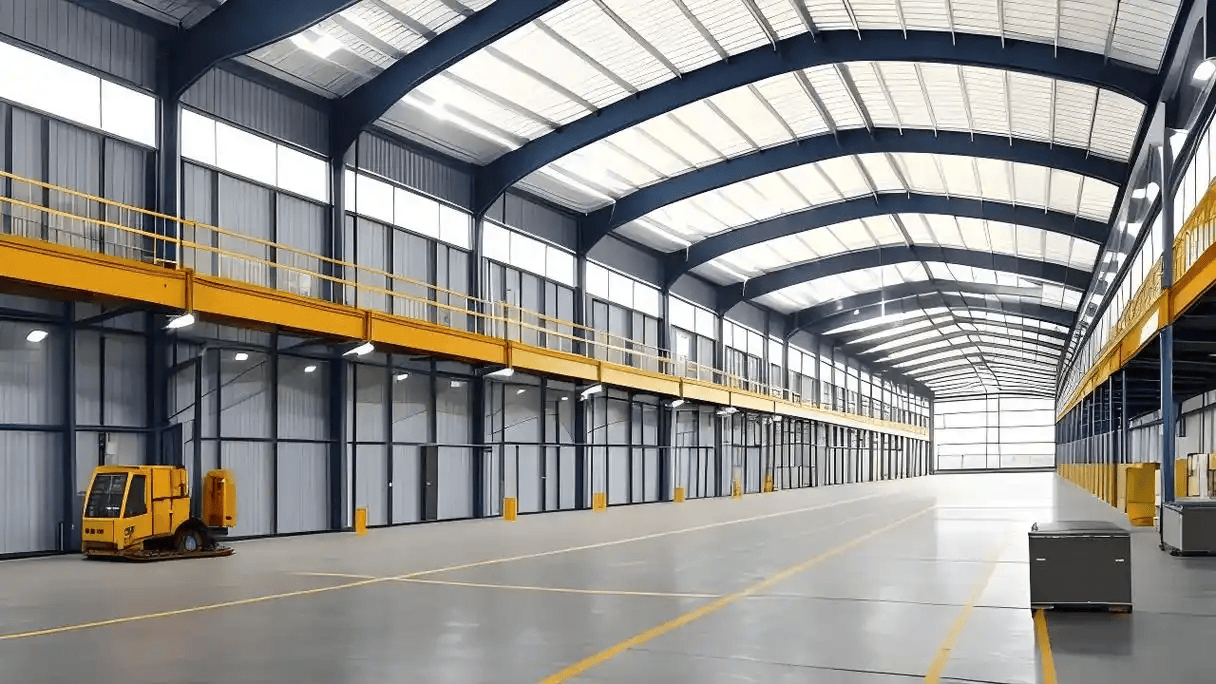 陕西厂房装修设计施工,工业厂房装修,钢结构厂房装修施工