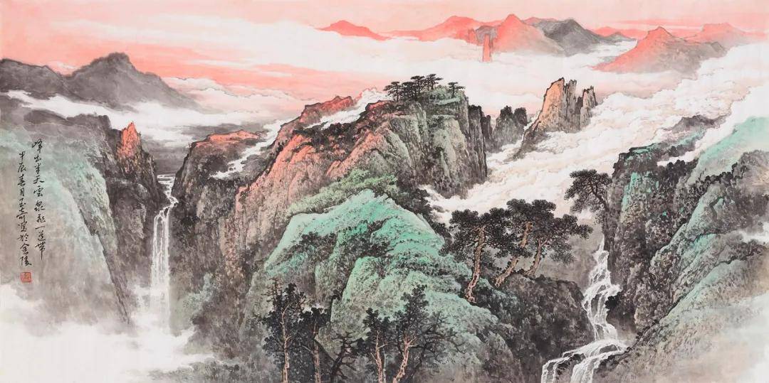 展出部分作品佘玉奇是中国美协理事,中国美协艺委会委员,其作品多次