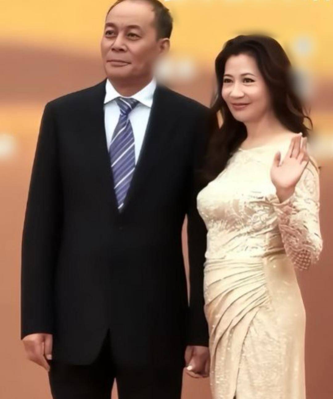 66岁张光北陪妻子回江苏老家探亲陈炜父母罕见露面父女俩很像