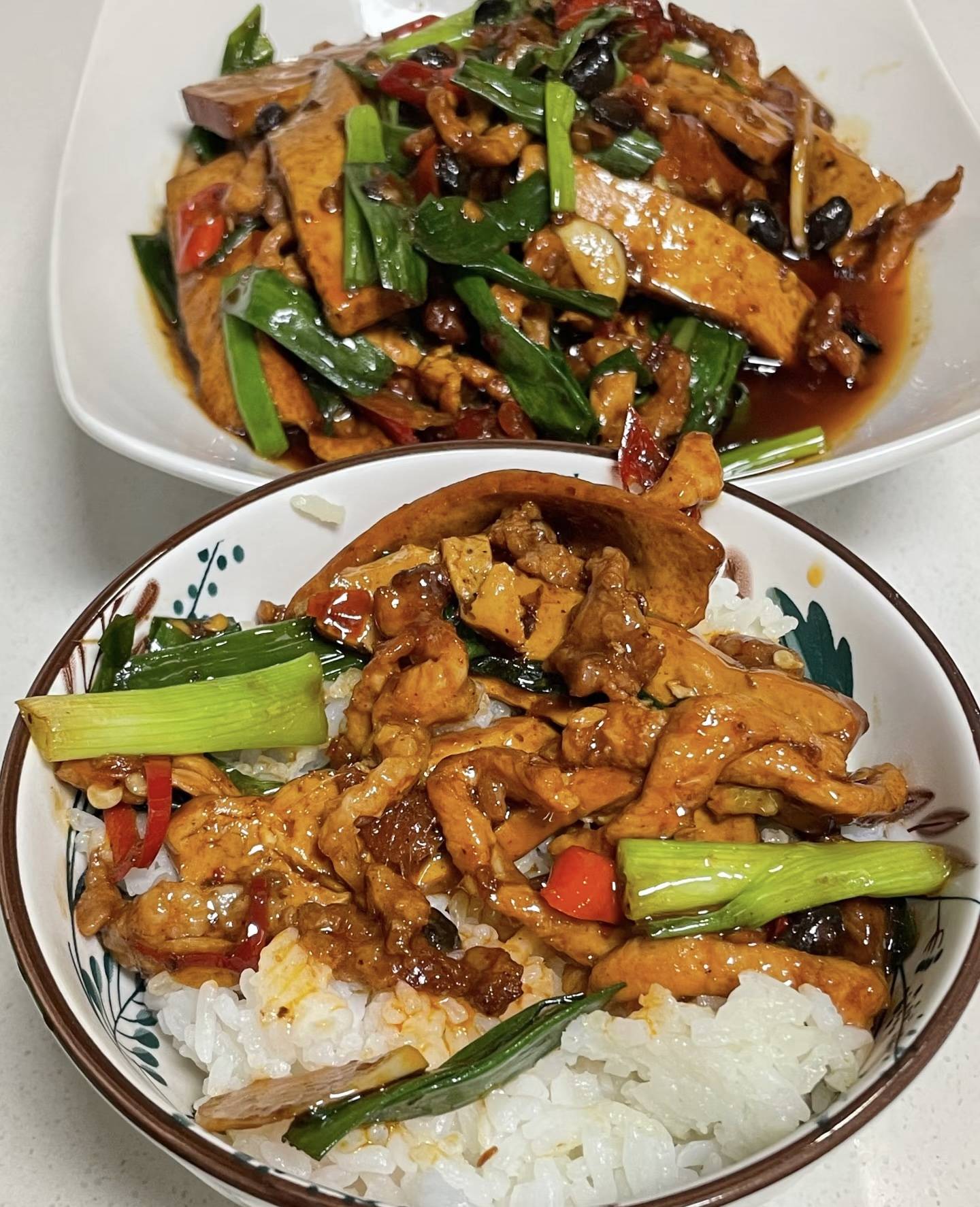 香葱香干炒肉丝:5步搞定的家常下饭菜,鲜到能扒3碗饭!