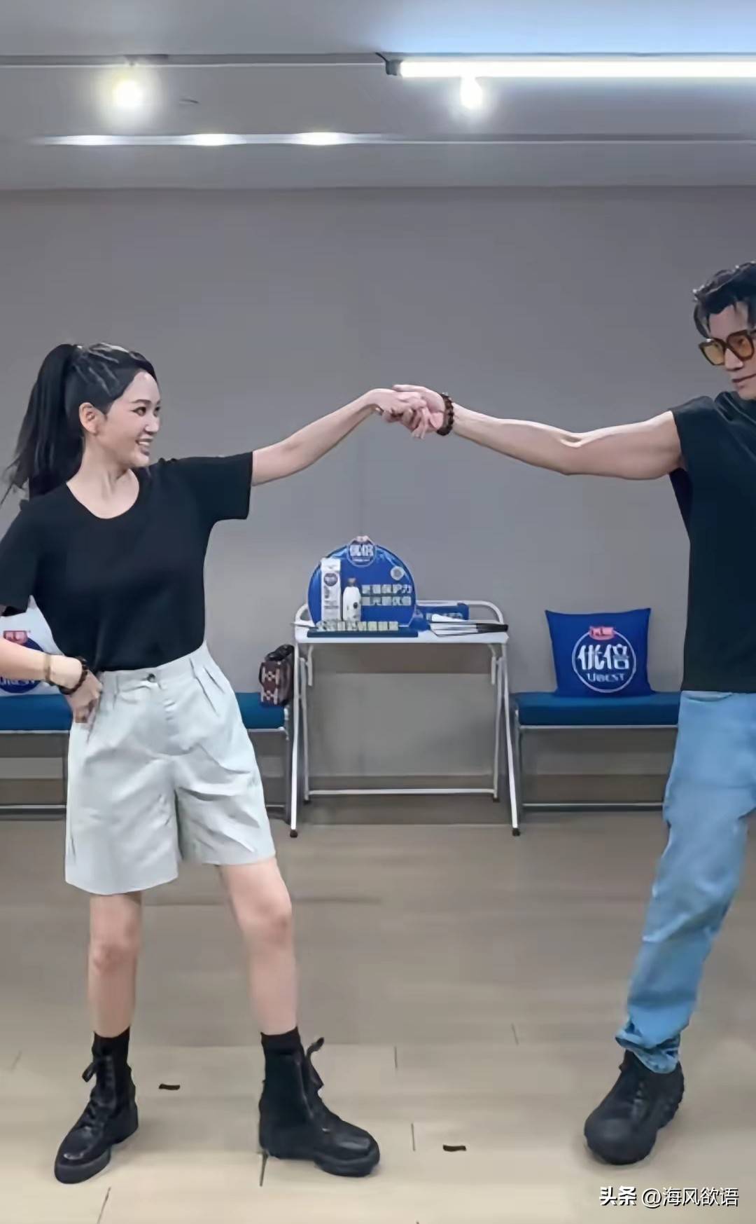 艾伦负责用真诚眼神盯老婆最后再一起卡点完成ending pose主打一个