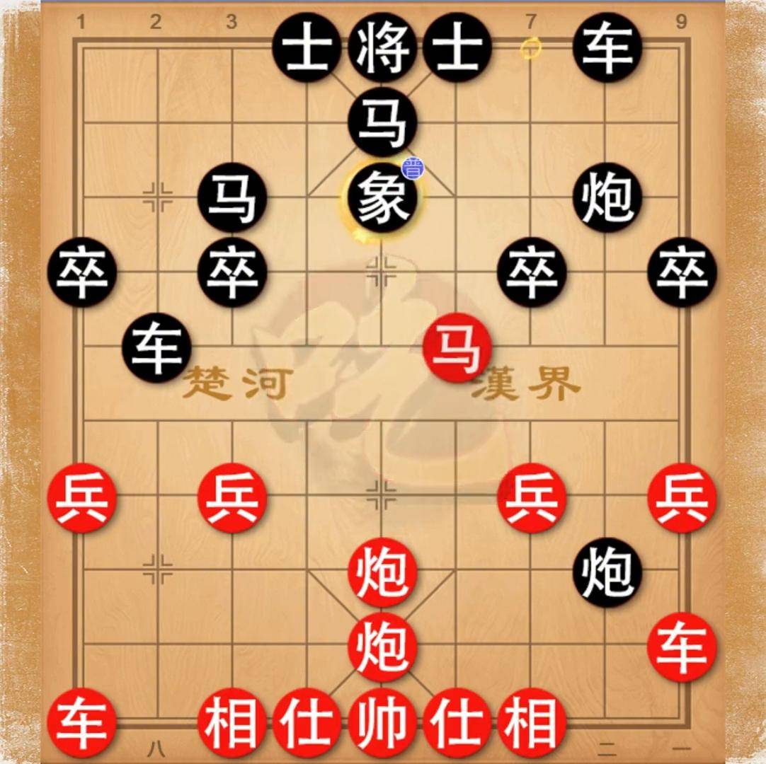 象棋雷公炮搭配盘头马,五步暗藏飞刀陷阱,对手直接破防