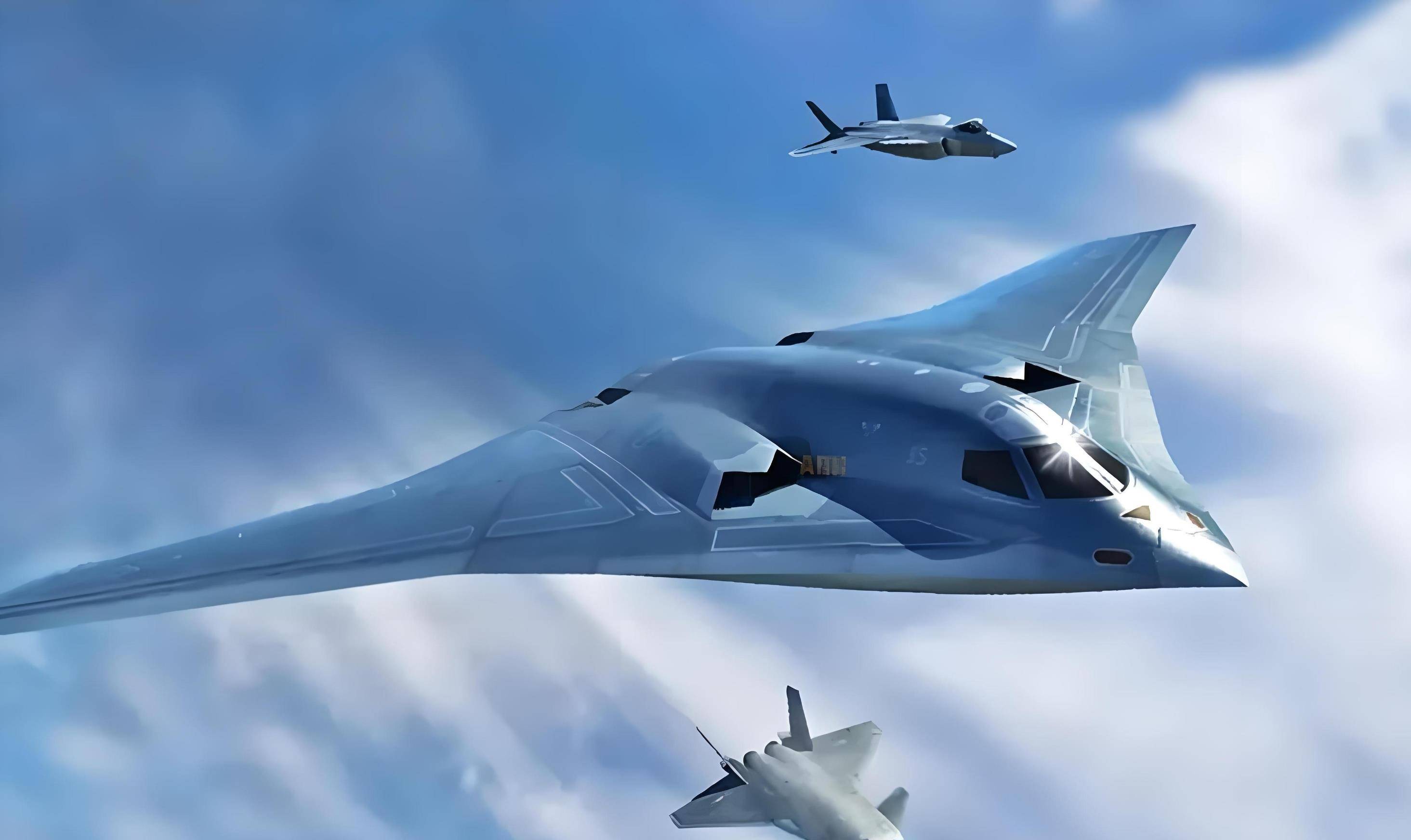 轰-20的构型,是趋近放大版歼-36,还是歼-50?答案一目了然