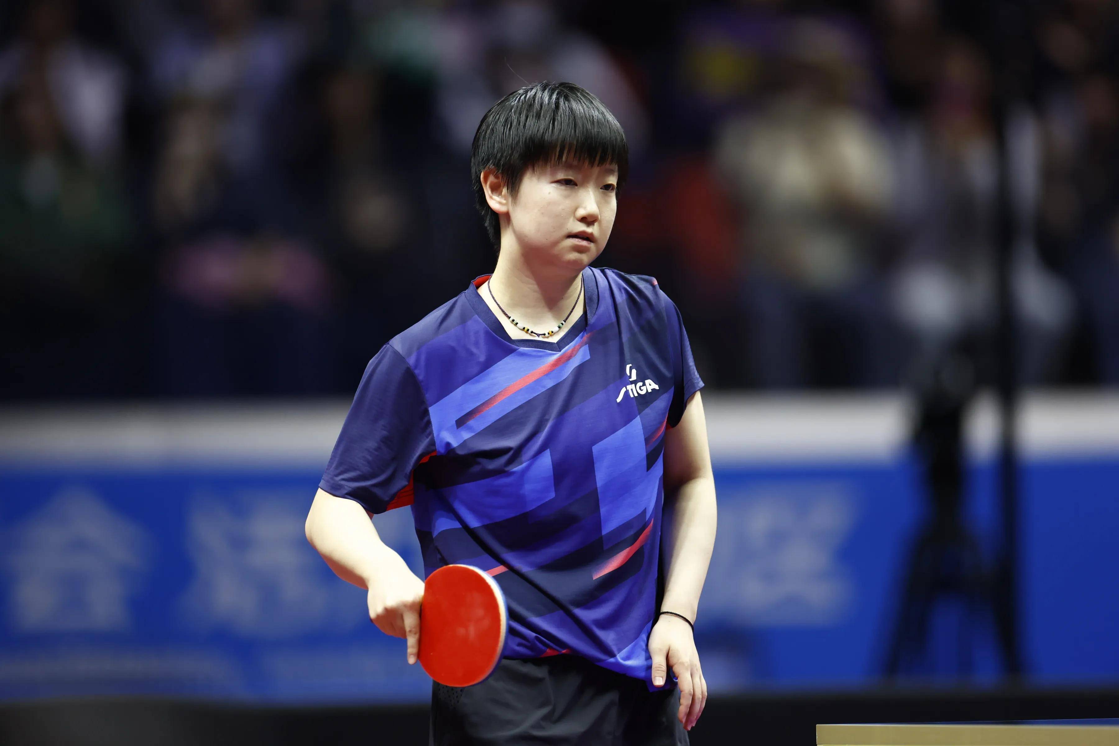 11月17日下午,全运会乒乓球传来王曼昱,孙颖莎消息