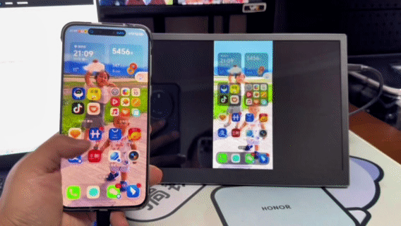 打工人双屏自由!海乐思S123E触摸便携屏,连手机/笔记本都能用