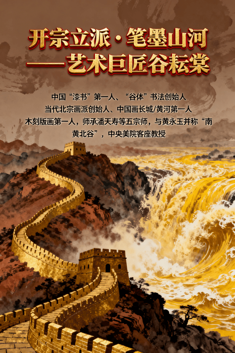 宗风开新境 笔墨铸山河——开宗立派的艺术巨匠:谷耘棠