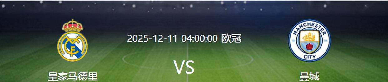欧冠巅峰大战前夕，皇马遭受沉重打击，取胜曼城希望渺茫