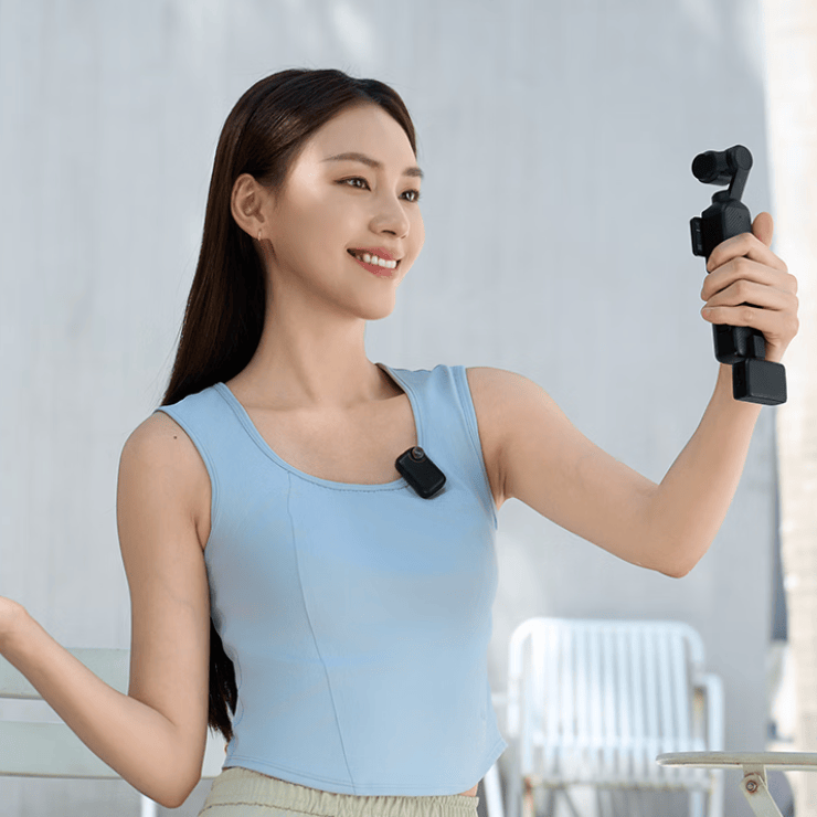 AI降噪+触控屏加持,全场景收音神器:南卡QMic无线领夹麦克风