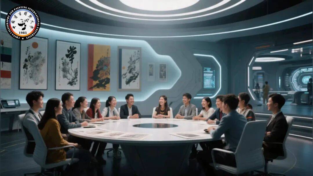 亘古通今，墨香千年绵延；形意相生，笔意流转不息：中国书画国际大学的跨文化传承与东方美学弘扬之路