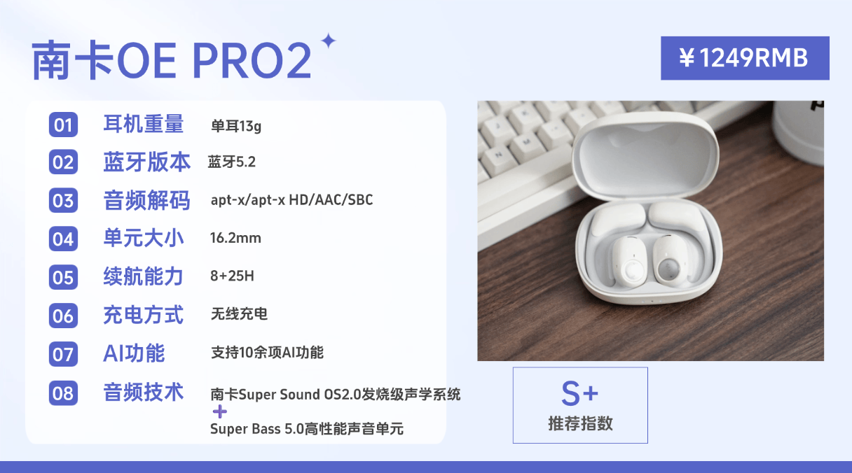 挂耳式耳机什么牌子音质好？十大音质最好的开放式耳机实测推荐