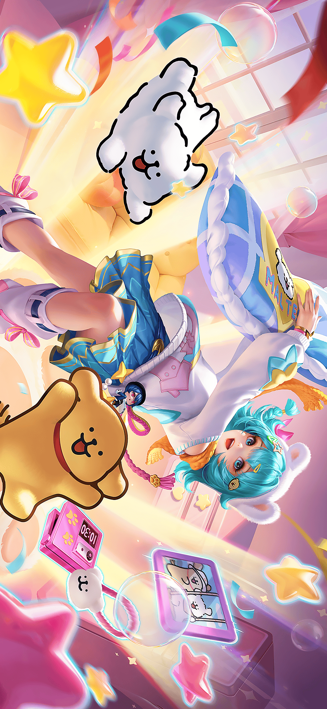 王者荣耀壁纸丨线条小狗联动系列