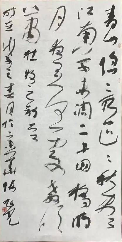 张旭光，真正进入草书的人