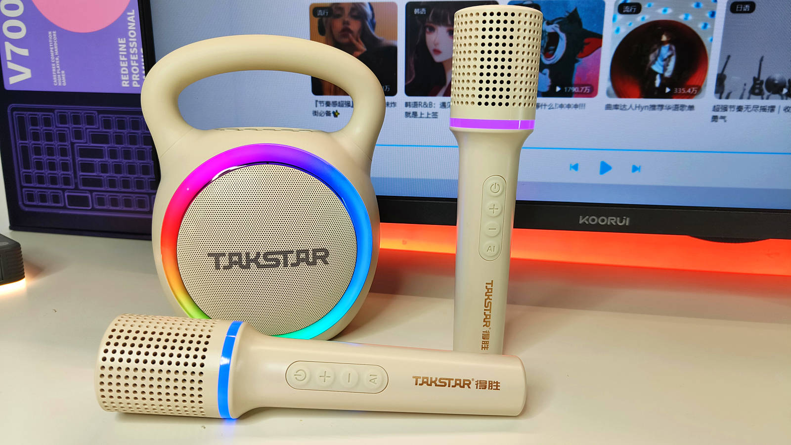 唱K新宠：得胜H2小哑铃音箱体验，身材小巧随时随地K歌