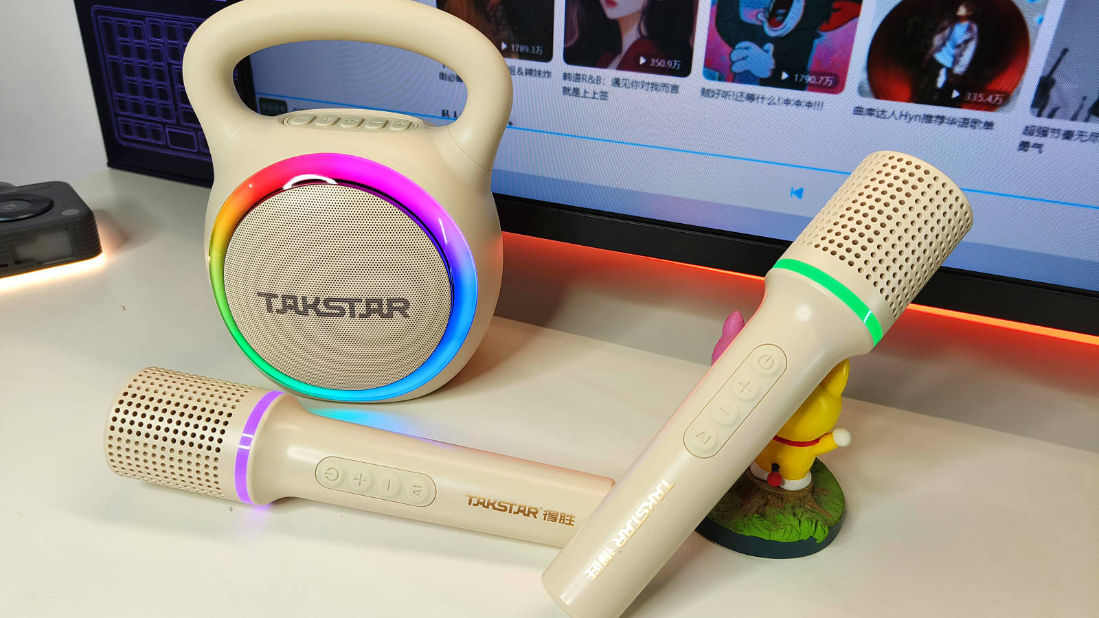 唱K新宠：得胜H2小哑铃音箱体验，身材小巧随时随地K歌