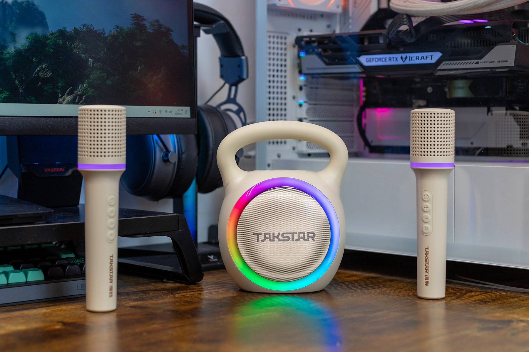 得胜H2小哑铃音箱，让孩子放下手机变身家庭歌唱家