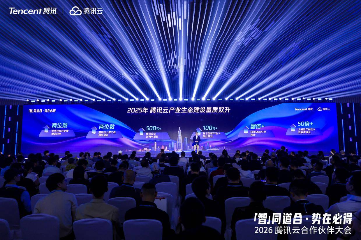 腾讯云产业生态收入持续双位数增长 推出“助跑计划”助力伙伴转型拥抱人工智能产业机遇