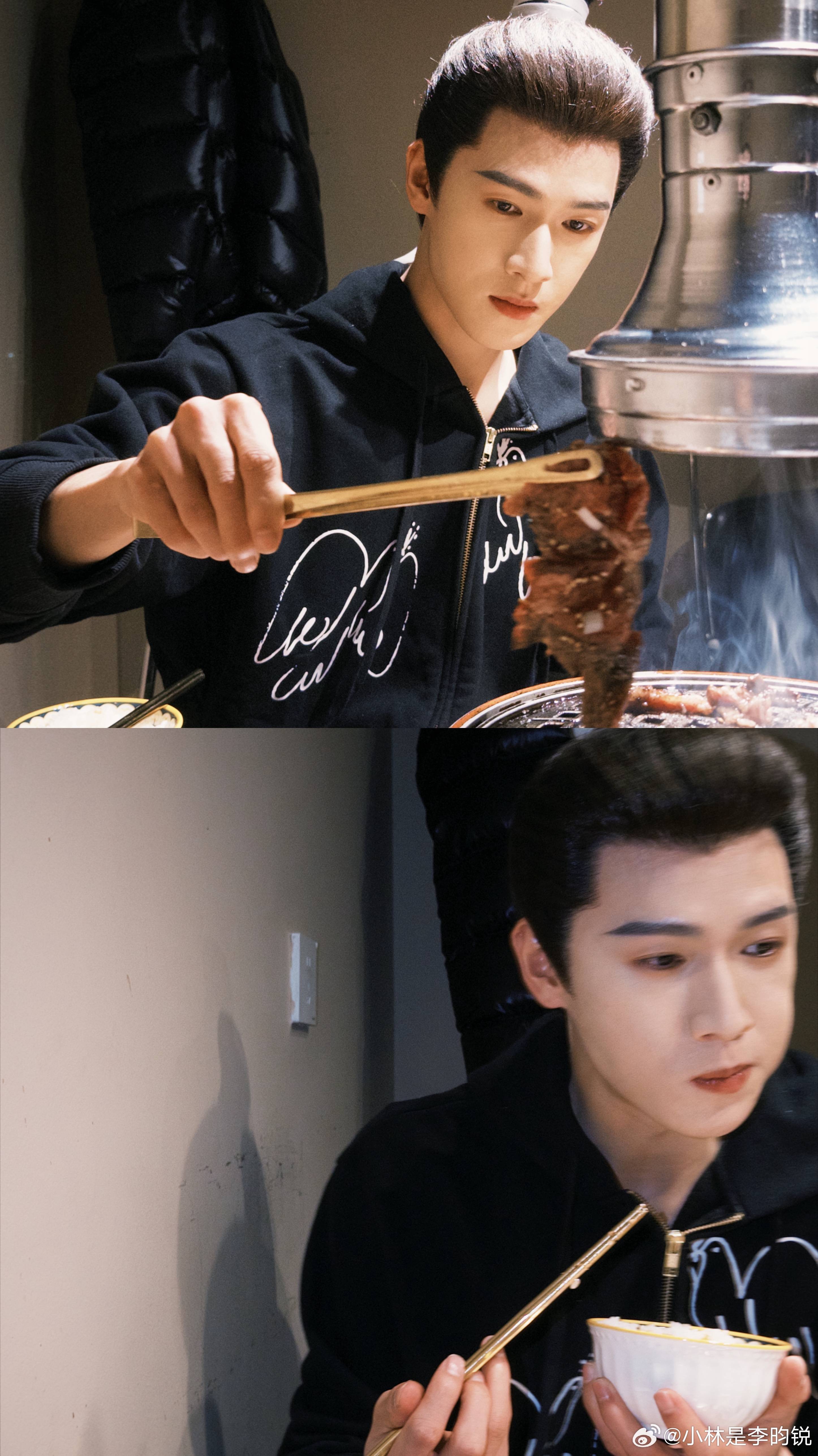 李昀锐这一个月把干饭焊成主业！美食适配度拉满太治愈！