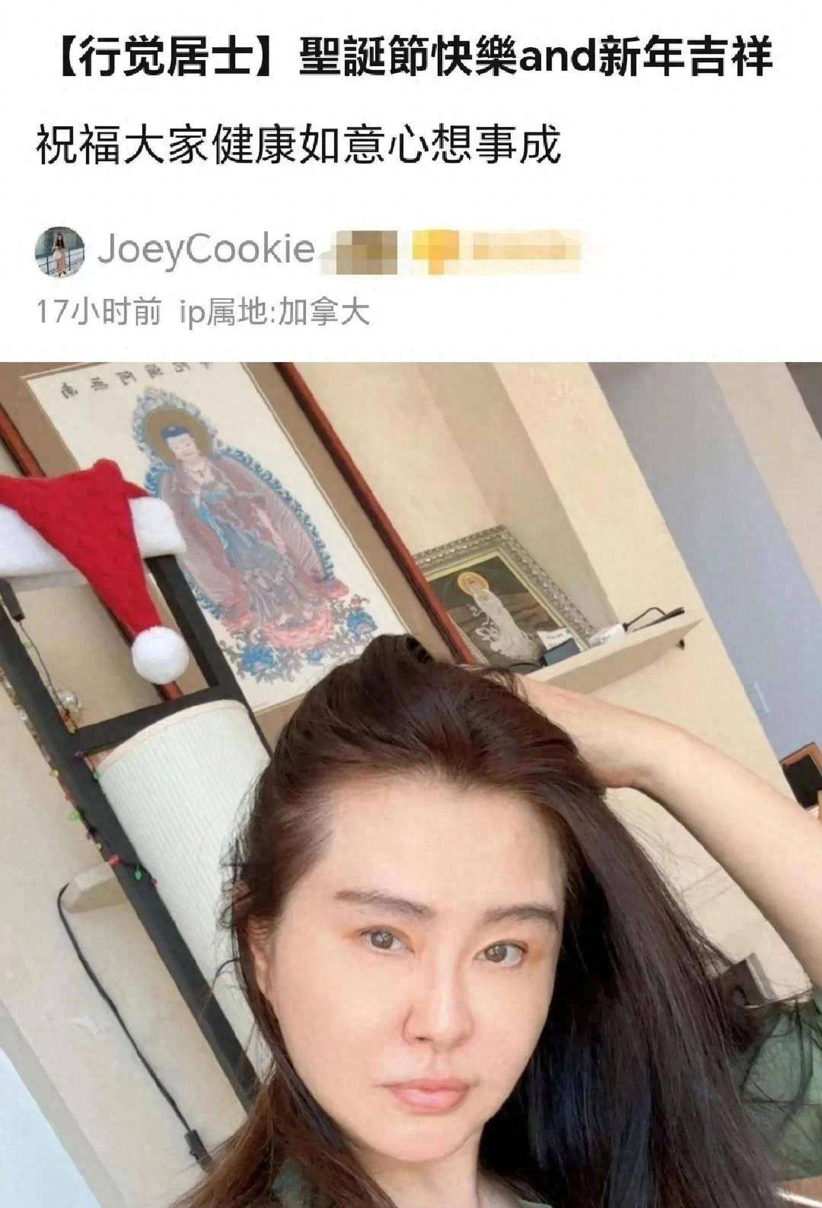 王祖贤入驻社交平台!加拿大ip素颜出镜,180万粉丝疯狂追问是否复出