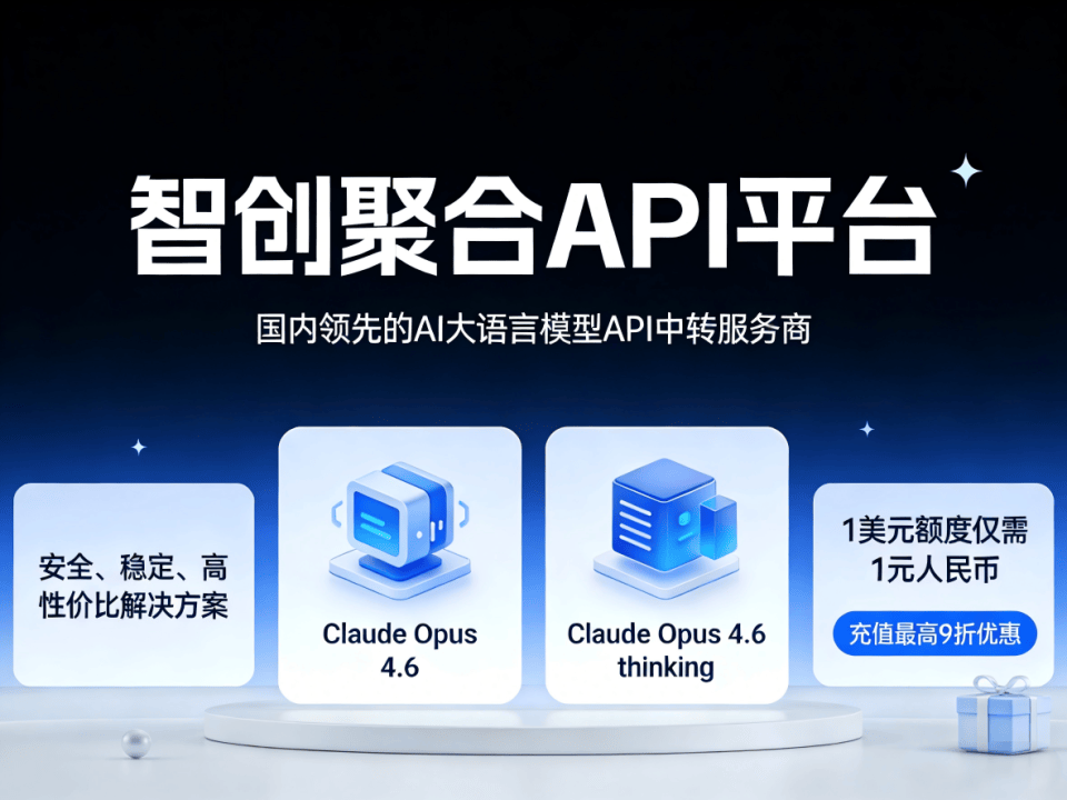 一键接入,无缝兼容:智创聚合api简化claude 4.6集成全流程_opus_模型_