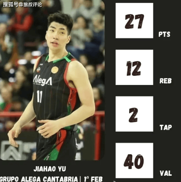 何时回归男篮集训？余嘉豪11中9爆砍27分12板2帽留洋生涯最强一战