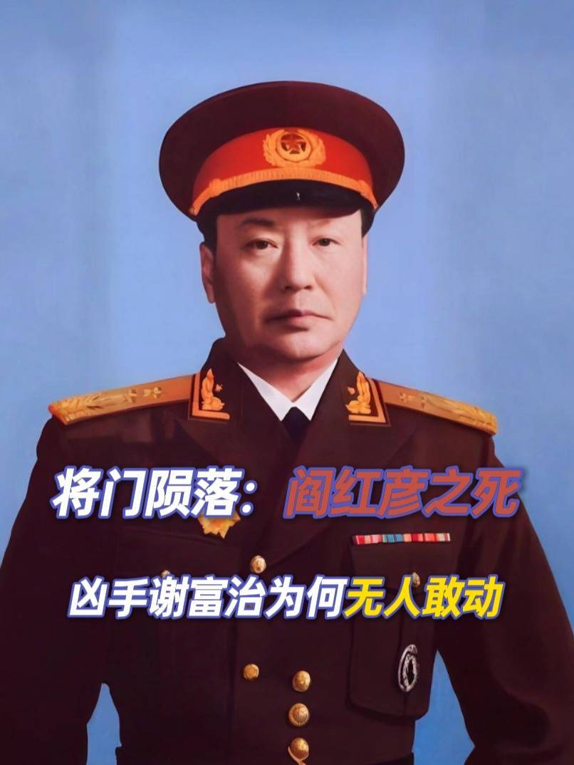 上将阎红彦之死,凶手谢富治却权势滔天无人敢动多年后才受到清算