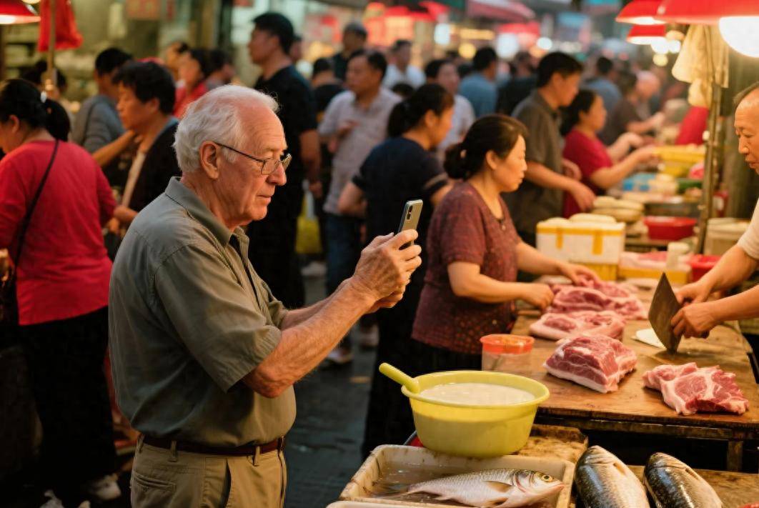 大量外国人涌入中国！钻小巷逛菜场，免签后体验式旅游爆火 -华闻时空