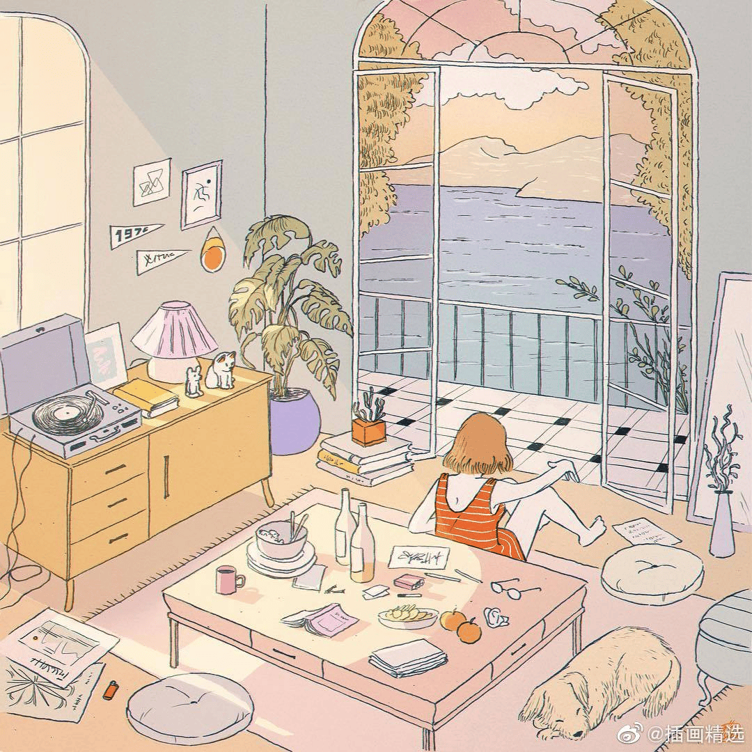 吕文扬绘画大师画寻常人家温暖小日子