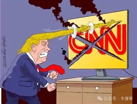 Trump hates CNN von Cartoonarcadio | Politik Cartoon | TOONPOOL