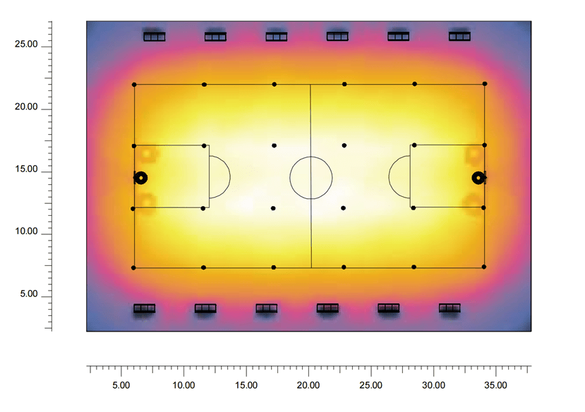 LITESTAR 4D应用：室内篮球场照明的图10