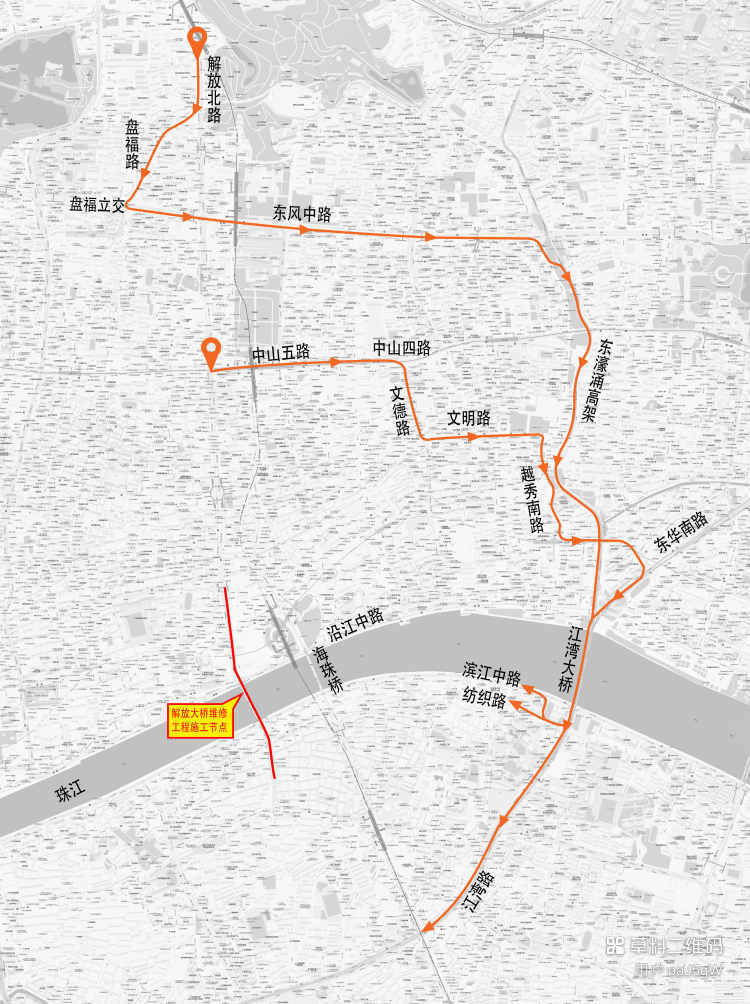 倒计时开始！解放大桥4月11日起全封闭，绕行路线提前收藏！(图1)