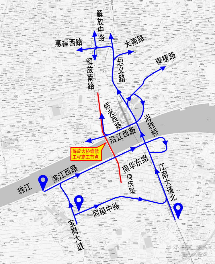倒计时开始！解放大桥4月11日起全封闭，绕行路线提前收藏！(图4)