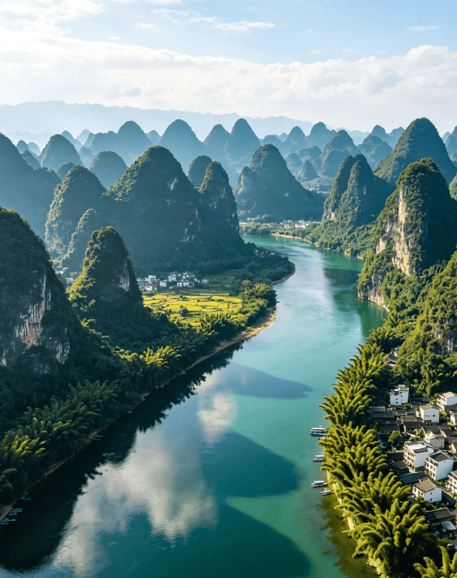 桂林旅游详细线路一份超全旅游攻略,带爸妈和孩子去桂林旅游5日游,象鼻山日月山银子岩阳朔西街全安排_带着_竹筏_兴坪