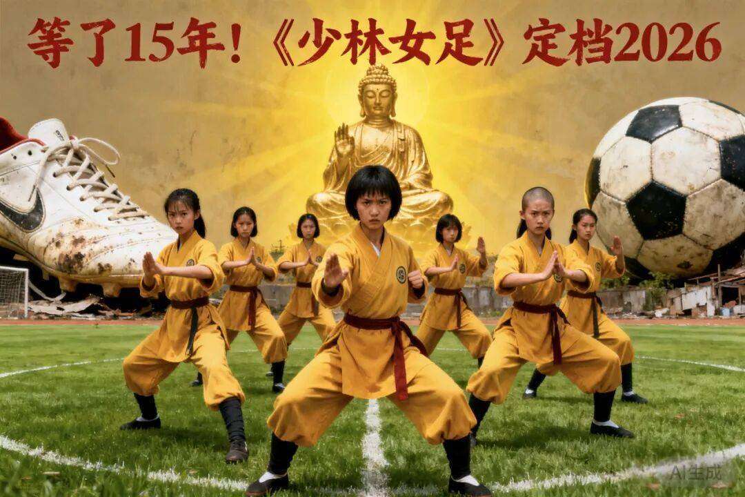 63岁周星驰1200特效镜头，《少林女足》致敬黄金时代！
