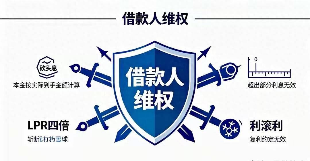 借35万滚成140万,借款人起诉胜诉,法院判令放贷人退回超额利息_本金_借条_复利