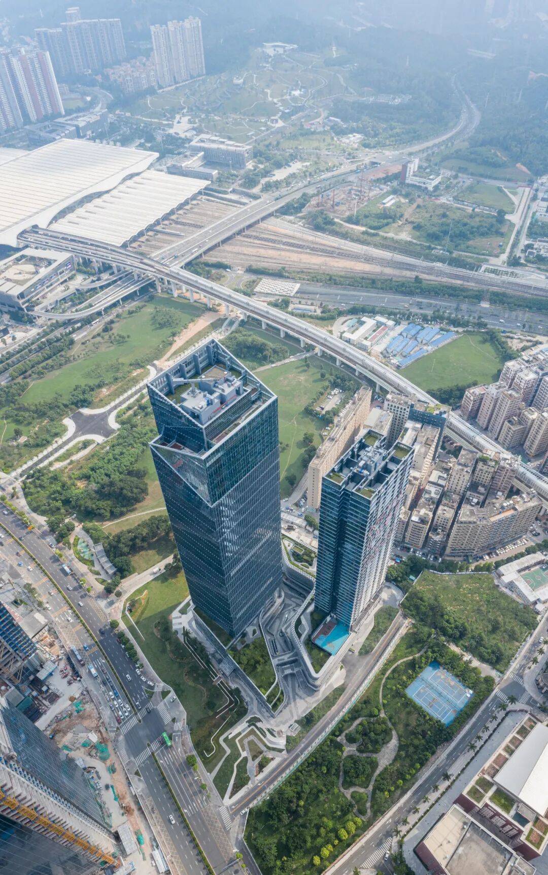 华侨城创想大厦云邸：北站商务公寓现楼，90-160㎡深度评测_深圳北站_红山站_项目