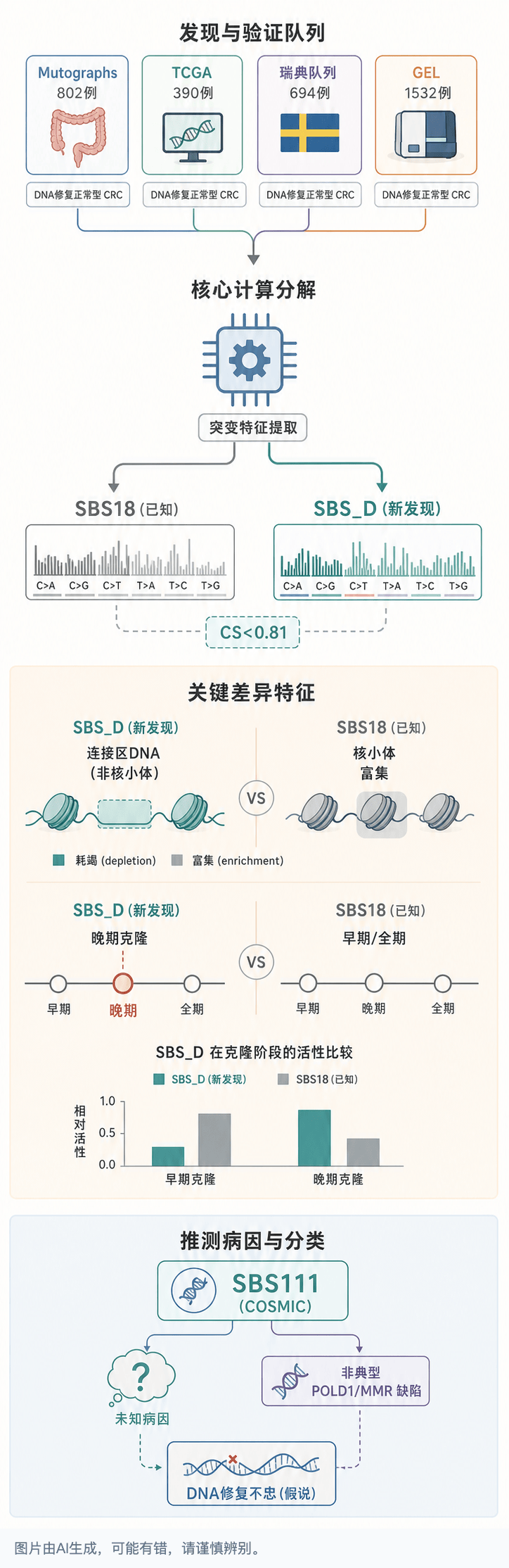 NC:大肠癌基因组现未知印记,揭示晚期突变新机制 | 热心肠日报_特征_肿瘤_研究